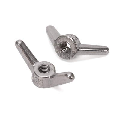DIN Standard High Precision Cold-Forged M3 Butterfly Nuts Materiale in acciaio zincato galvanizzato per il sistema di misurazione metrica