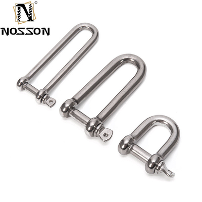 8 mm lucidato Marine D-type DIN82101 Heavy Duty Hardware Chain With Coller Pin per il sollevamento nelle soluzioni dell'industria al dettaglio