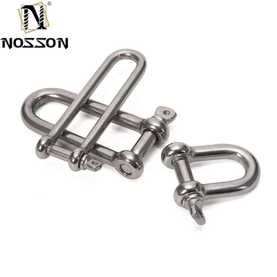 8 mm lucidato Marine D-type DIN82101 Heavy Duty Hardware Chain With Coller Pin per il sollevamento nelle soluzioni dell'industria al dettaglio