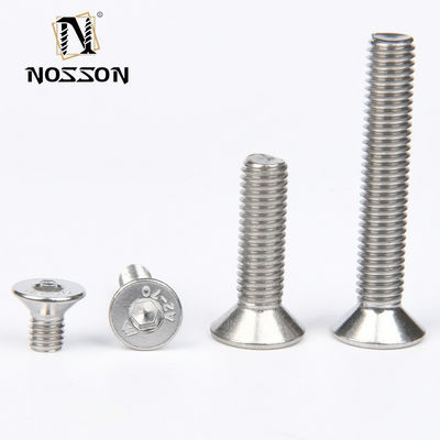 Metrica M6 in acciaio inossidabile Flat Countersunk Self-Tapping Screw Con Hexagon Socket Head