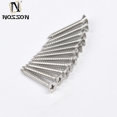 Metrica DIN 304 in acciaio inossidabile Flat Head Screw Countersunk Head Machine Screws Phillips Pointed Tail Self-Tapping Screws