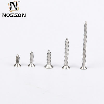 Metrica DIN 304 in acciaio inossidabile Flat Head Screw Countersunk Head Machine Screws Phillips Pointed Tail Self-Tapping Screws
