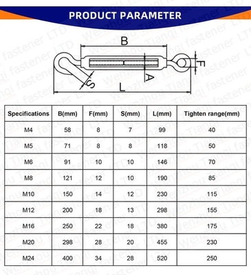 Trattamento dell'acqua Acciaio inossidabile Corpo chiuso M16 M2 M24 per Shandong Acquista Jis F7020 M4 Marine Eye Eye Ruota a mano
