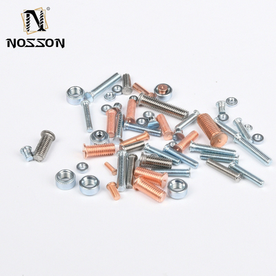 Standard dell'industria dell'argento per viti di saldatura in acciaio inossidabile 304 M3/M4/M5/M6/M8 Vite di montaggio a puntino con standard DIN