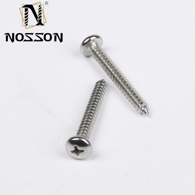 Metrica SS304 SS316 in acciaio inossidabile M2.5 JIS Phillips Flat Head Self Tapping Screw per metallo nello standard JIS