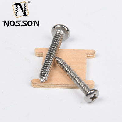 Metrica SS304 SS316 in acciaio inossidabile M2.5 JIS Phillips Flat Head Self Tapping Screw per metallo nello standard JIS