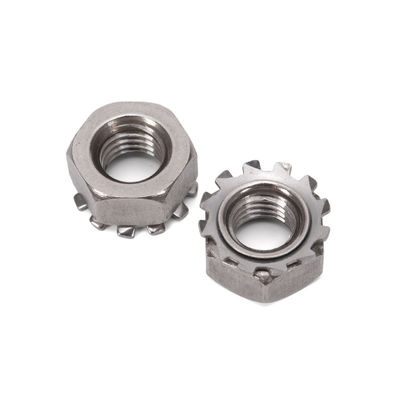 Sistema metrico di misurazione M3 M4 M5 M8 M10 Acciaio al carbonio bianco zinco rivestito K tipo Noce di blocco con standard ISO