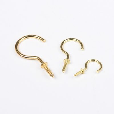 Bolt per occhio in acciaio inossidabile galvanizzato rivestito di zinco-alluminio auto-colpente appeso Open Eye Hook C-type Screw Bolt Hook Measurement System INCH GB