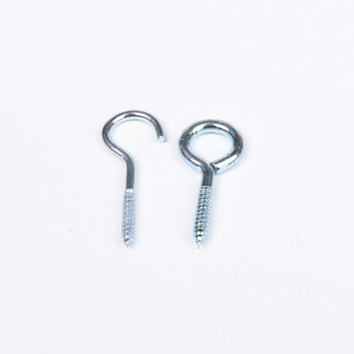 Bolt per occhio in acciaio inossidabile galvanizzato rivestito di zinco-alluminio auto-colpente appeso Open Eye Hook C-type Screw Bolt Hook Measurement System INCH GB