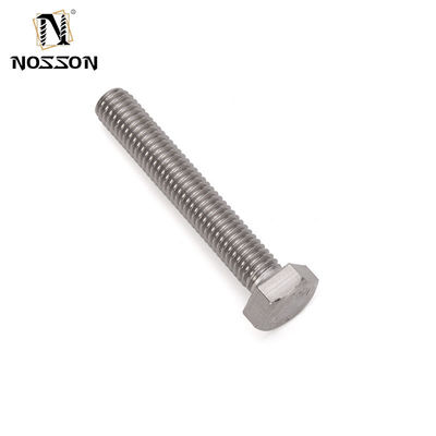 SS 304 316 Acciaio galvanizzato DIN931 DIN933 Mezzo filo di testa esadeca bulloni e dadi M3 M4 M5 M6 M8 M10 M12 M14 M16 M20 Finitura semplice
