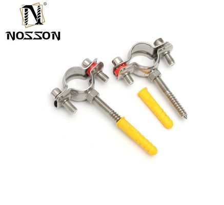 16-300 mm di tubi di acciaio inossidabile standard per tubi con 2 viti anello e gomma