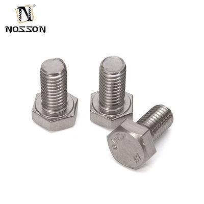 Acciaio inossidabile 304 316 316L DIN 931 DIN 933 Cerniere a testa esagonale