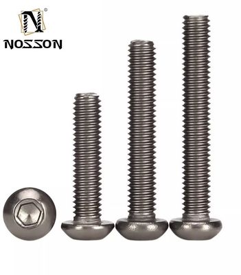 ANSI Standard 304 in acciaio inossidabile 1 pollice bottone testa presa cappuccio bulloni viti per sistema di misurazione INCH Allen Hex Drive