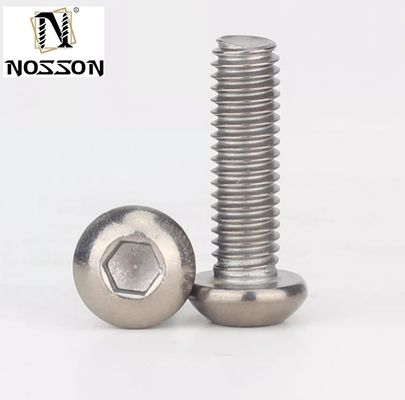 ANSI Standard 304 in acciaio inossidabile 1 pollice bottone testa presa cappuccio bulloni viti per sistema di misurazione INCH Allen Hex Drive