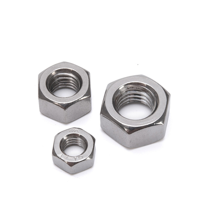 Zinc plated GB Standard Hexagon Nut con fili femminili e materiale in acciaio al carbonio Industria al dettaglio Essential