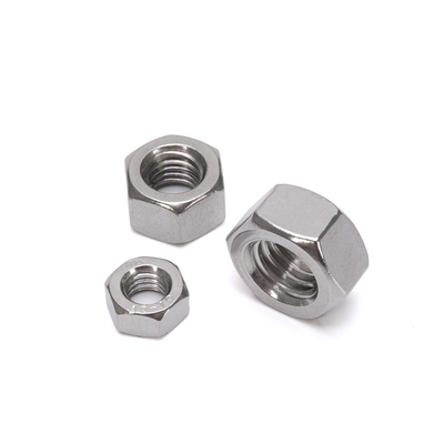 Zinc plated GB Standard Hexagon Nut con fili femminili e materiale in acciaio al carbonio Industria al dettaglio Essential