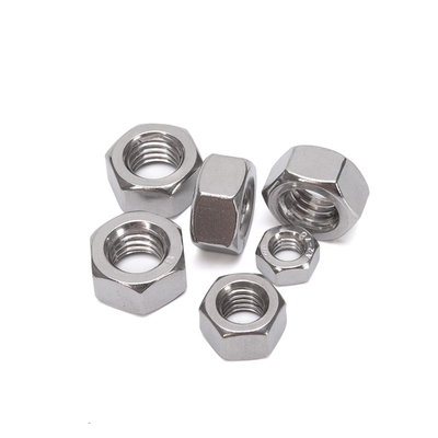 Zinc plated GB Standard Hexagon Nut con fili femminili e materiale in acciaio al carbonio Industria al dettaglio Essential