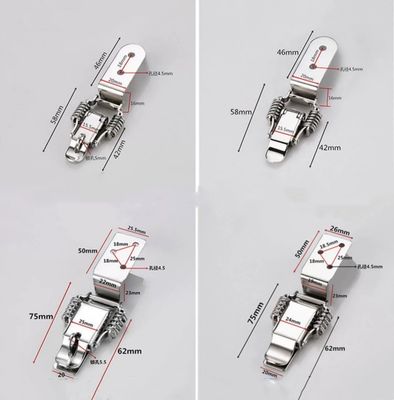 Misurazione metrica regolabile Leva di molla in acciaio inossidabile Tensione Chiusura di chiusura di chiusura di chiusura di chiusura per la scatola degli attrezzi