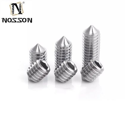 Testa a panella Acciaio in lega nera M1.4 M2 M2.5 M3 M4 Allen Grub Serratura di presa di vite Din913 Din914 Din916 Gr12.9 per filo meccanico