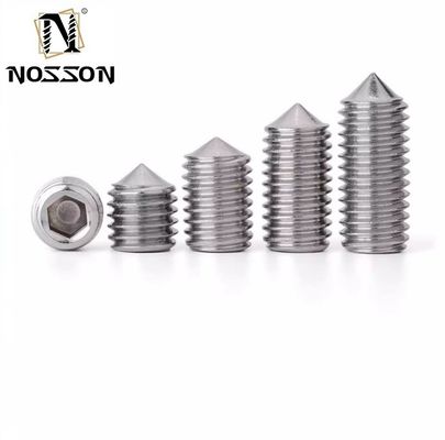 Testa a panella Acciaio in lega nera M1.4 M2 M2.5 M3 M4 Allen Grub Serratura di presa di vite Din913 Din914 Din916 Gr12.9 per filo meccanico