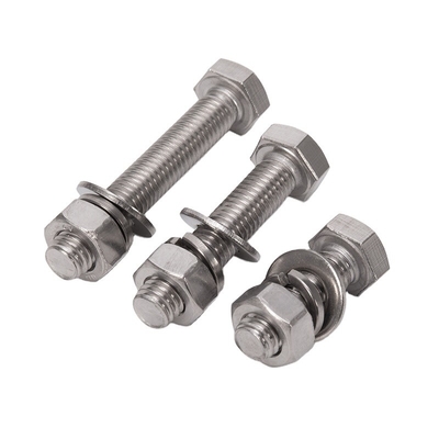 Acciaio inossidabile HEX DIN933 DIN931 per sistema di misurazione metrica M3 M4 M5 M6 M8 M10 M12 M14 M16 M20