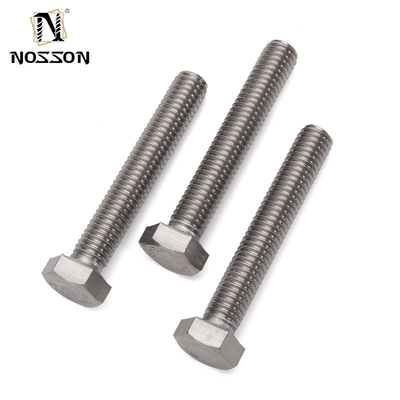 Acciaio inossidabile HEX DIN933 DIN931 per sistema di misurazione metrica M3 M4 M5 M6 M8 M10 M12 M14 M16 M20