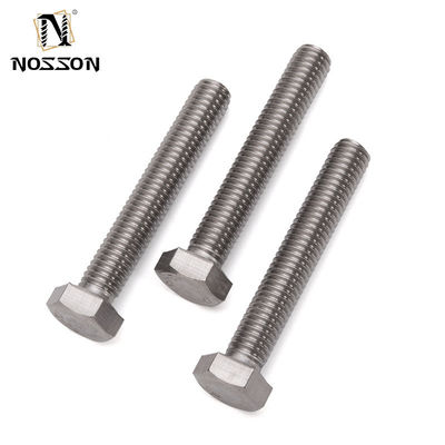 Classe di fabbricazione 8.8 Lavatrice a vite a bullone e dadi DIN931 DIN933 per M3 M4 M5 M6 M8 M10 M12 M14 M16 M20 in finitura semplice