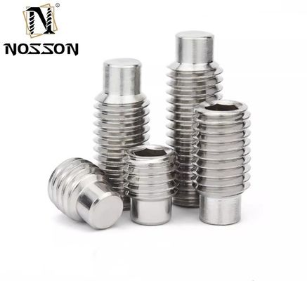 M1-M12 DIN916 1/4-20 3/8-16 Acciaio inossidabile Rame rame Zinco dente fine Scaletta esossida a fessura a punto piatto Grub Set vite