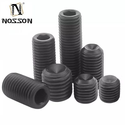 M1-M12 DIN916 1/4-20 3/8-16 Acciaio inossidabile Rame rame Zinco dente fine Scaletta esossida a fessura a punto piatto Grub Set vite