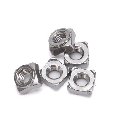 Nocciolo di saldatura quadrata in acciaio inossidabile 304 per elementi di fissaggio nell'industria pesante Nocciolo saldatore per l'industria al dettaglio ISO standard