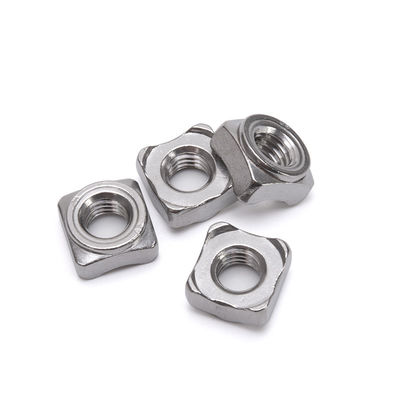 Nocciolo di saldatura quadrata in acciaio inossidabile 304 per elementi di fissaggio nell'industria pesante Nocciolo saldatore per l'industria al dettaglio ISO standard