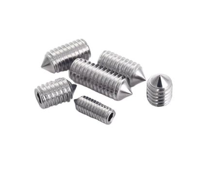 Pan Head Hexagon Allen Screw Flat Point OEM ottone in acciaio inossidabile viti vuote con punta di nylon personalizzata e finitura semplice