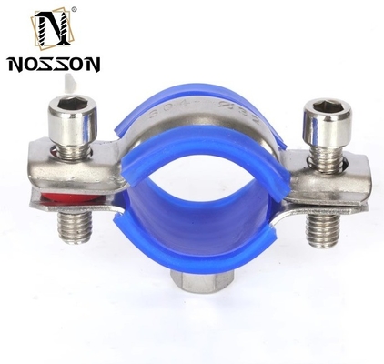 Misurazione metrica standard 1 2 3 &quot; pollici di gomma europea EPDM nero Germania American Post Pipe Clip Hose Clamps