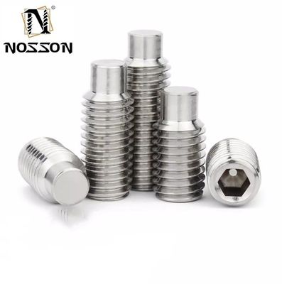 Pan Head Hexagon Allen Screw Flat Point OEM ottone in acciaio inossidabile viti vuote con punta di nylon personalizzata e finitura semplice