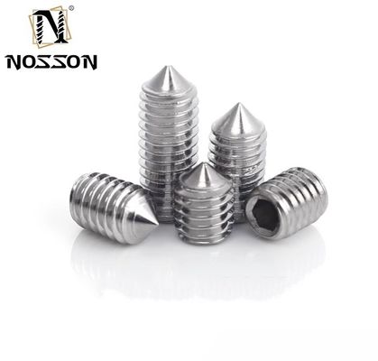 Pan Head Hexagon Allen Screw Flat Point OEM ottone in acciaio inossidabile viti vuote con punta di nylon personalizzata e finitura semplice