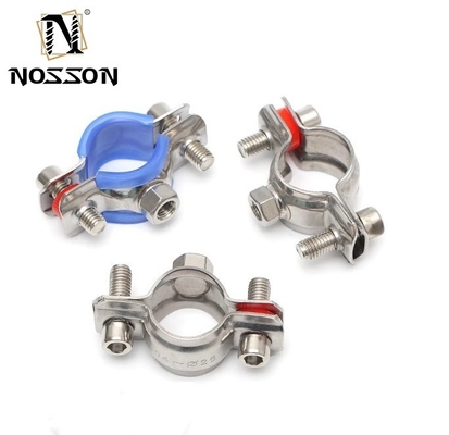 Misurazione metrica standard 1 2 3 &quot; pollici di gomma europea EPDM nero Germania American Post Pipe Clip Hose Clamps