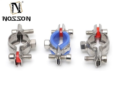 Clampe e inserti per tubi standard o non standard Misurazione metrica Clampe di gomma di sella di metallo con pinze P Applicatio industria