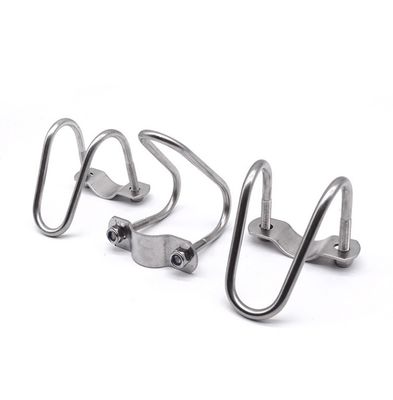 Acciaio inossidabile 304 316 Double U-Shaped Pipe Clamp per tubi JIS Standard Plain Finish