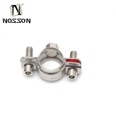 Clampo per appendiabiti in acciaio inossidabile da 16-300 mm con sigilli e viti EPDM fabbricato secondo lo standard ANSI/ASME