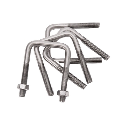 Acciaio inossidabile 316 bulloni U rotondi piatti DIN1142 Speciali per M3 M4 M5 M6 M8 M10 M12 M16 M20 ANSI/ASME