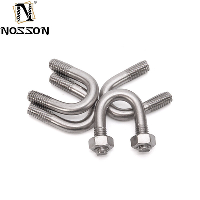 Acciaio inossidabile 316 bulloni U rotondi piatti DIN1142 Speciali per M3 M4 M5 M6 M8 M10 M12 M16 M20 ANSI/ASME