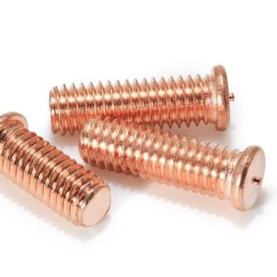 Acciaio inossidabile in ottone CD rivestito di rame Flanged Capacità completamente a filettatura Scarico puntate di saldatura Stanghe di vite per industria