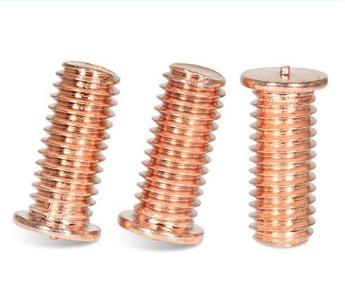 Acciaio inossidabile in ottone CD rivestito di rame Flanged Capacità completamente a filettatura Scarico puntate di saldatura Stanghe di vite per industria