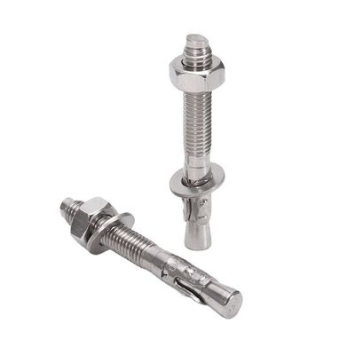 ISO Standard A2 A4-70 A4-80 S304 SS316 316L Stainless Steel Sleeve Wedge Anchor Bolt per la costruzione m12 Diametro