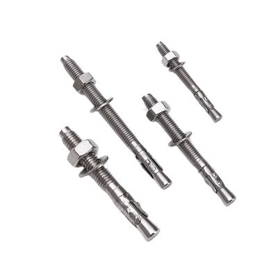 Esemplare 700 Capacità M12*120 bulloni di espansione galvanizzati bulloni di ancoraggio a cuneo di acciaio con finitura brillante non rivestiti