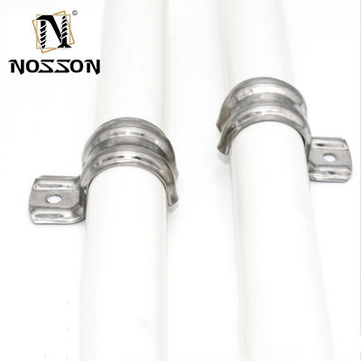 In stock in acciaio inossidabile tipo U Clamp Pipe Clip con due fori facile installazione Double Hole Clamp di sella