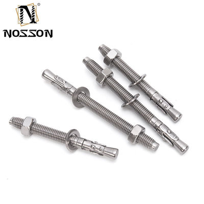 Esemplare 700 Capacità M12*120 bulloni di espansione galvanizzati bulloni di ancoraggio a cuneo di acciaio con finitura brillante non rivestiti