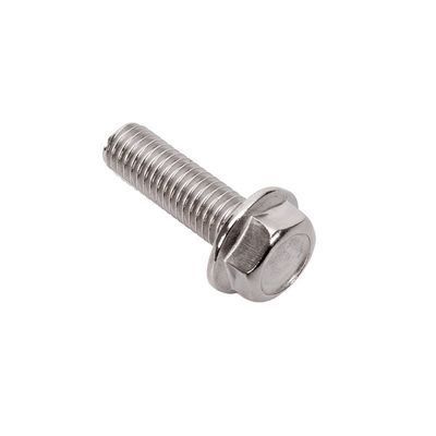 Grado A2-70 SS 304 316 ANSI B18.21 5/16" 3/8" Inch Size Hex Flange Bolt con DIN Standard Zinc Finish