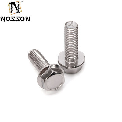 Grado A2-70 SS 304 316 ANSI B18.21 5/16" 3/8" Inch Size Hex Flange Bolt con DIN Standard Zinc Finish