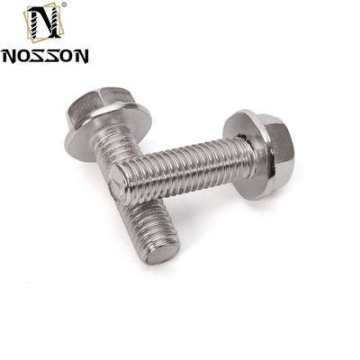 DIN Standard A2-70 In acciaio inossidabile Hex flange bulloni finitura piana per soluzioni di fissaggio versatili